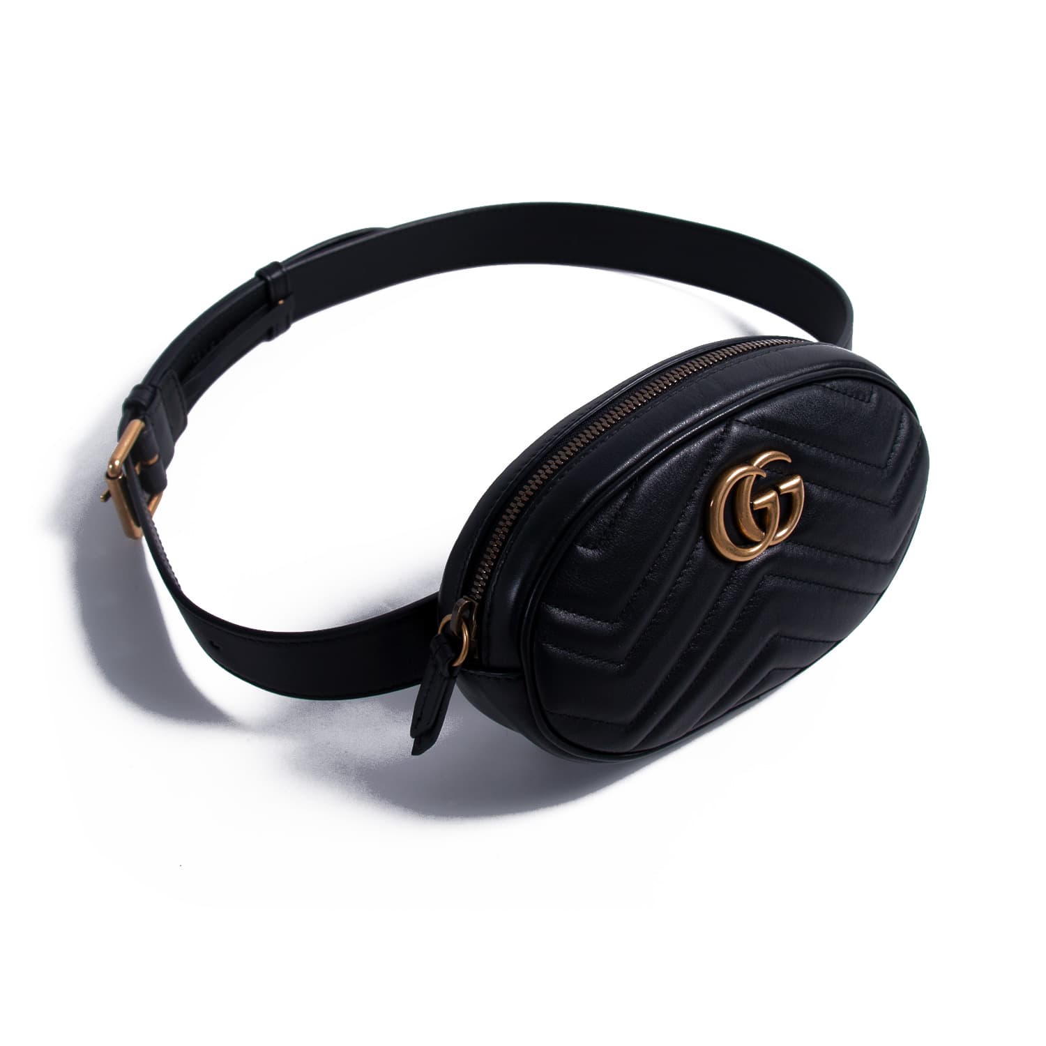 Gucci Marmont MatelassÃƒÆ’Ã‚Â© Leather Belt Bag