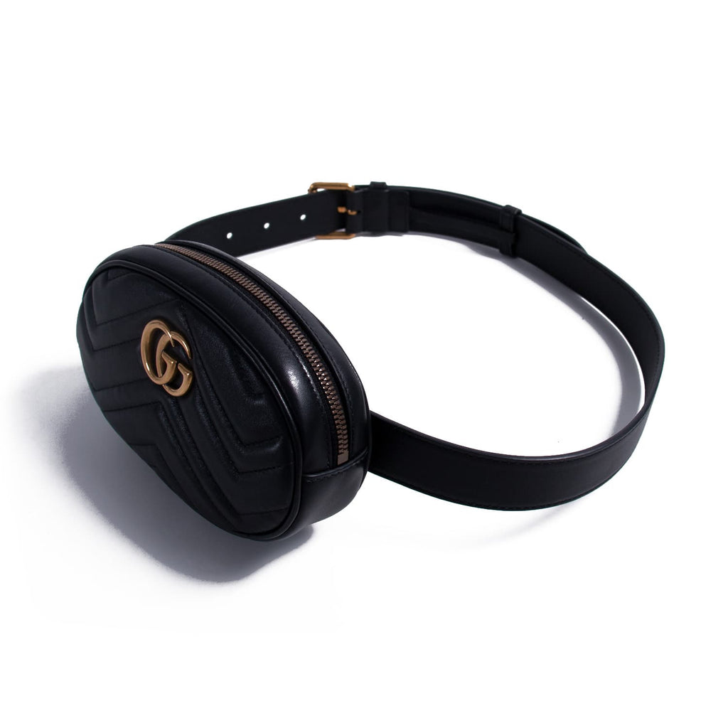 Gucci Marmont MatelassÃƒÆ’Ã‚Â© Leather Belt Bag