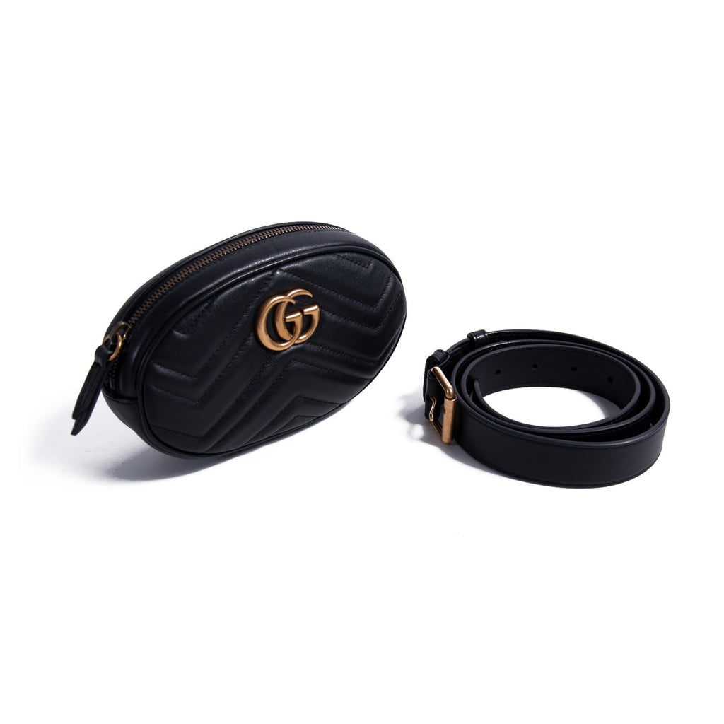 Gucci Marmont MatelassÃƒÆ’Ã‚Â© Leather Belt Bag