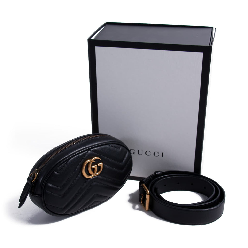 Gucci Marmont MatelassÃƒÆ’Ã‚Â© Leather Belt Bag