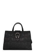 Matelasse Dionysus Tote Black