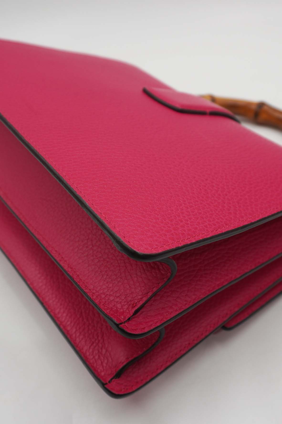 Medium Dionysus Bamboo Top Handle Bag Pink