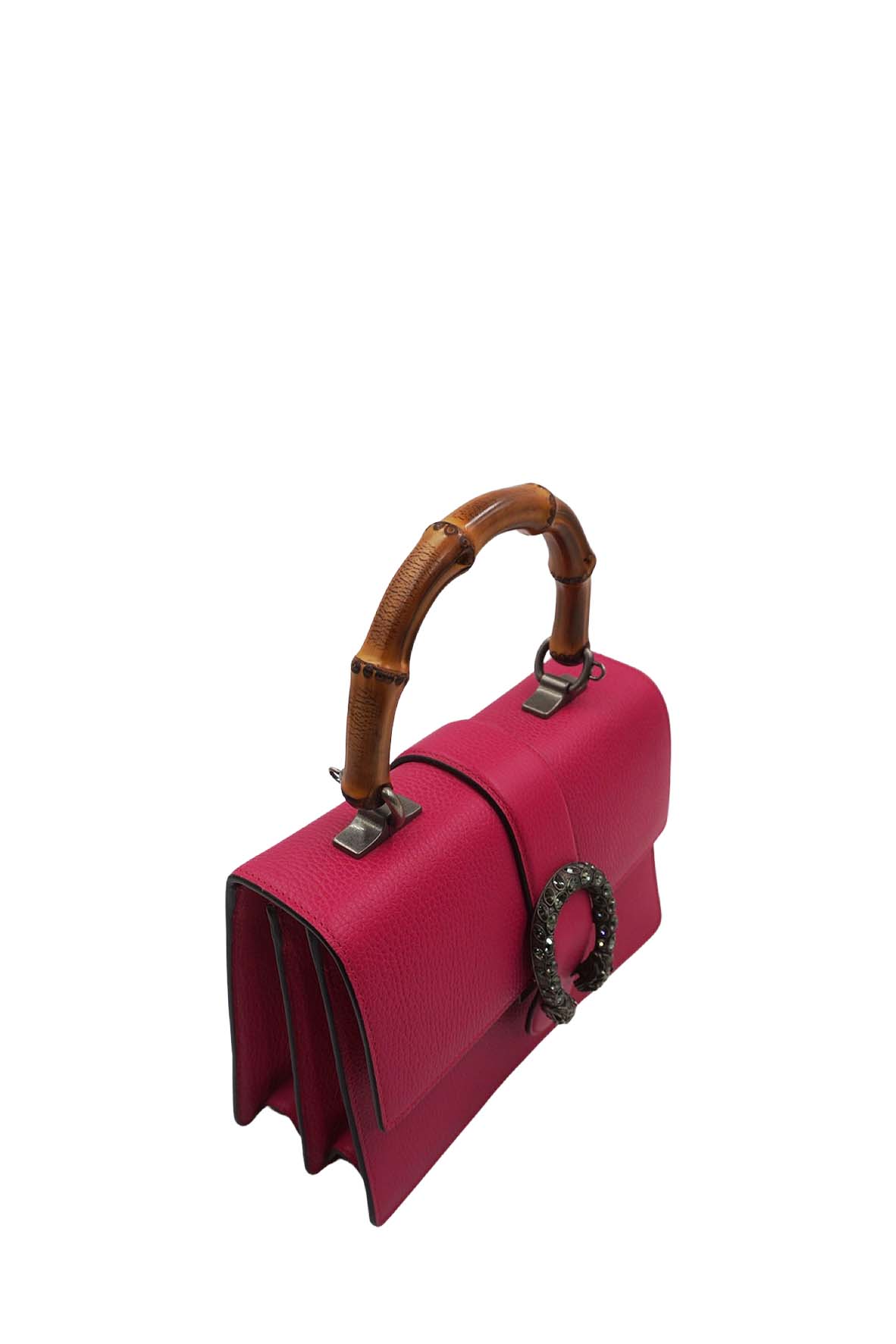 Medium Dionysus Bamboo Top Handle Bag Pink