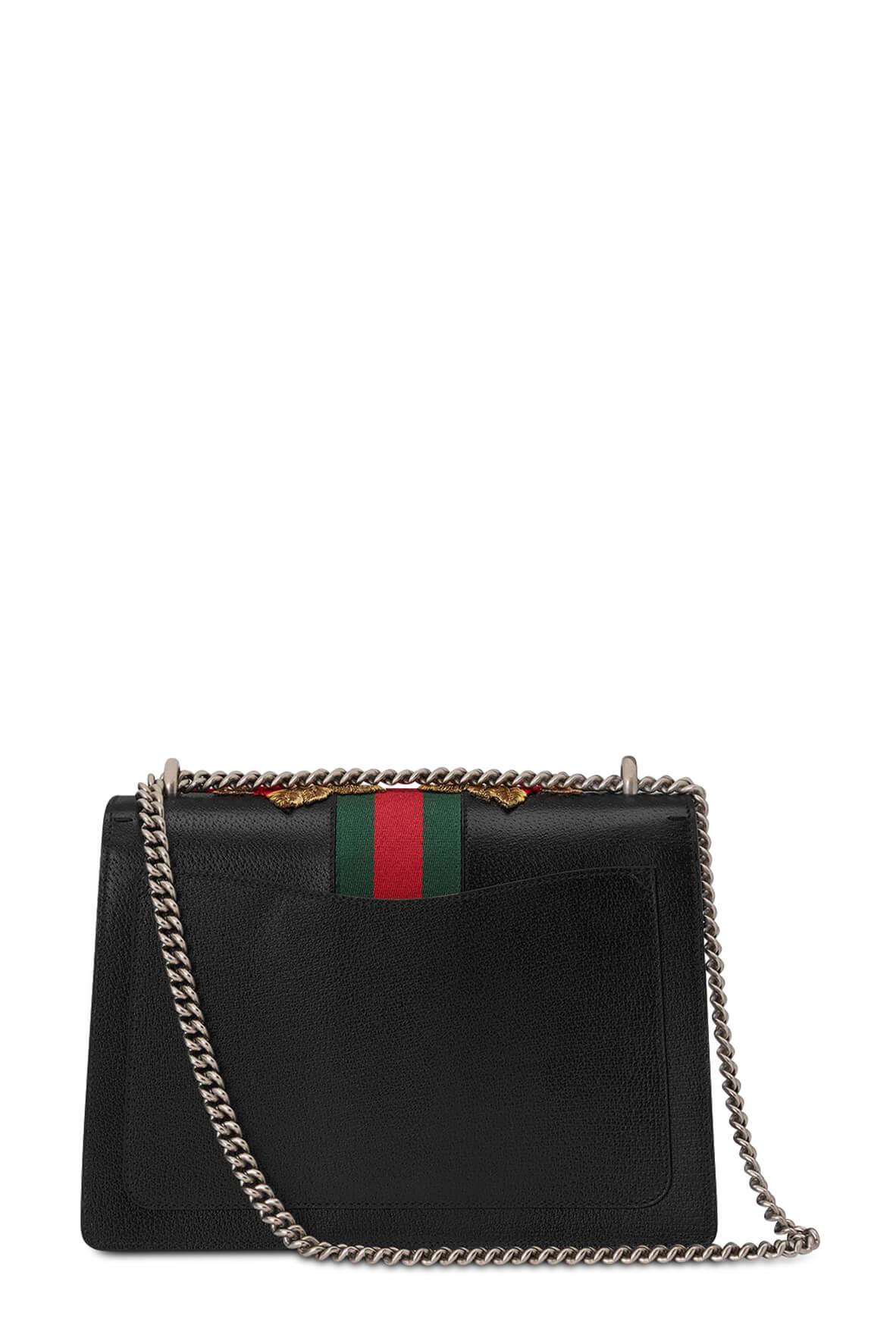 Medium Embroidered Dionysus Black