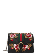 Medium Embroidered Dionysus Black