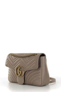 GG Marmont Medium Matelasse Shoulder Bag Dusty Pink
