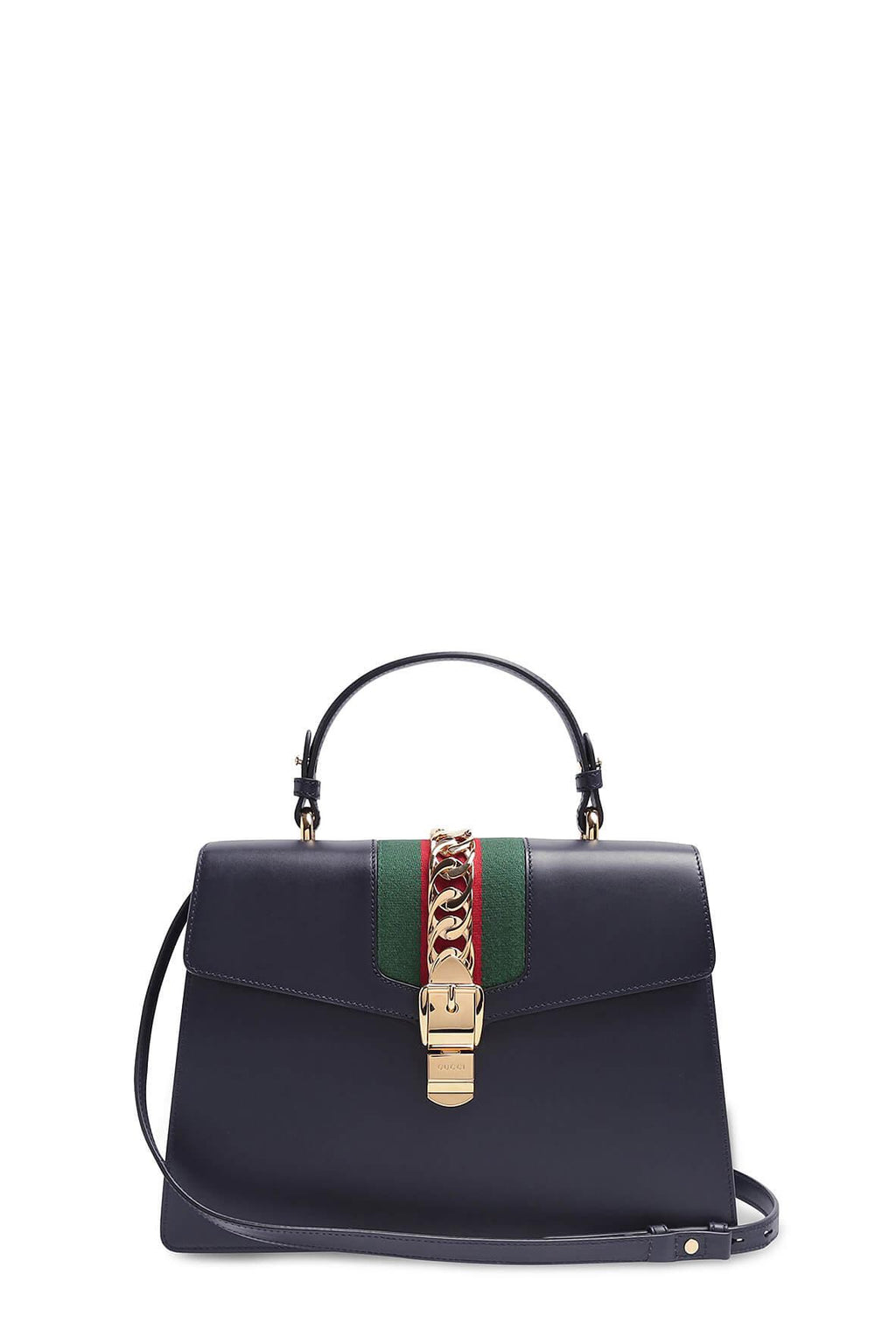 Medium Sylvie Top Handle Bag Blue Agata