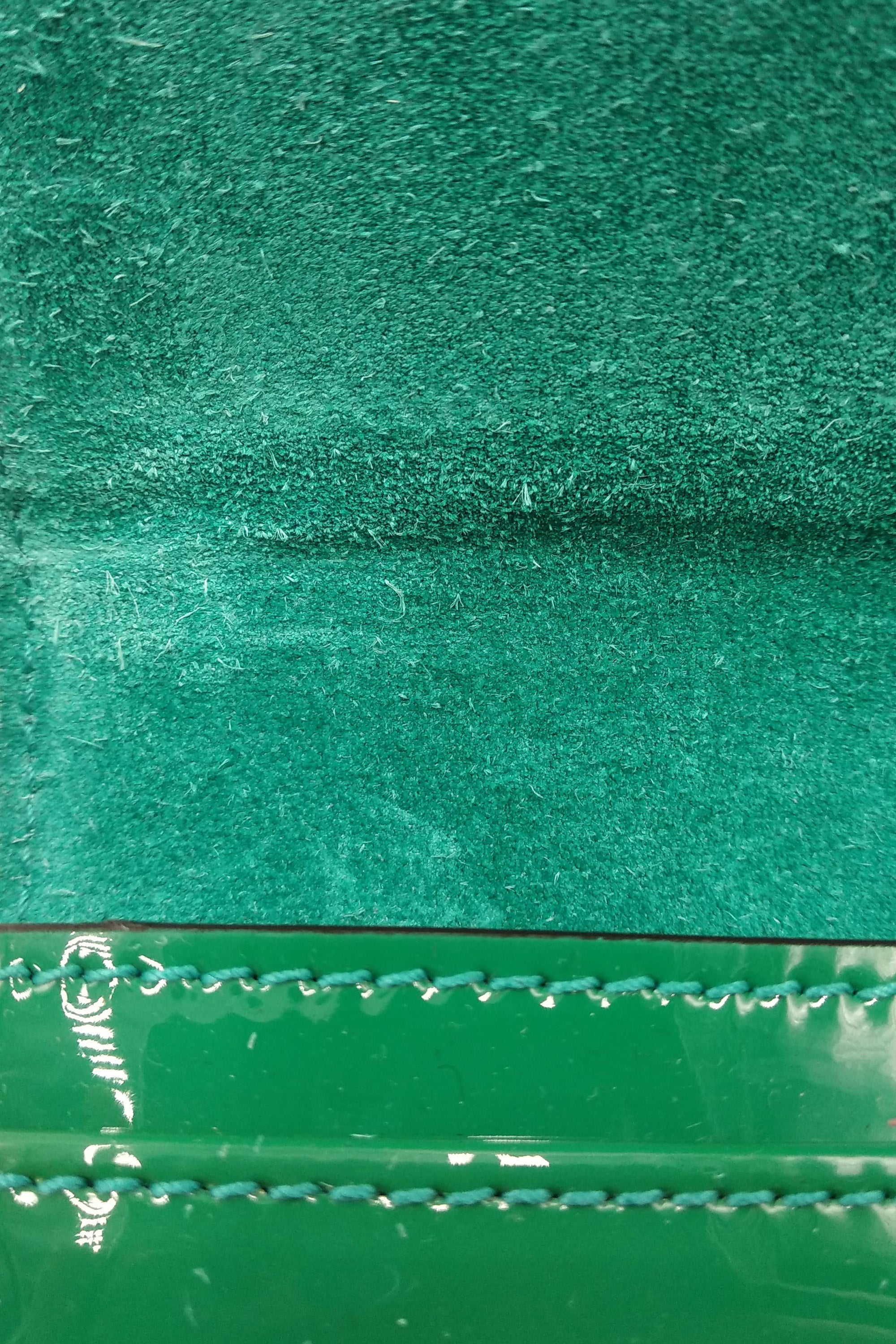 Patent Bright Bit Clutch Green