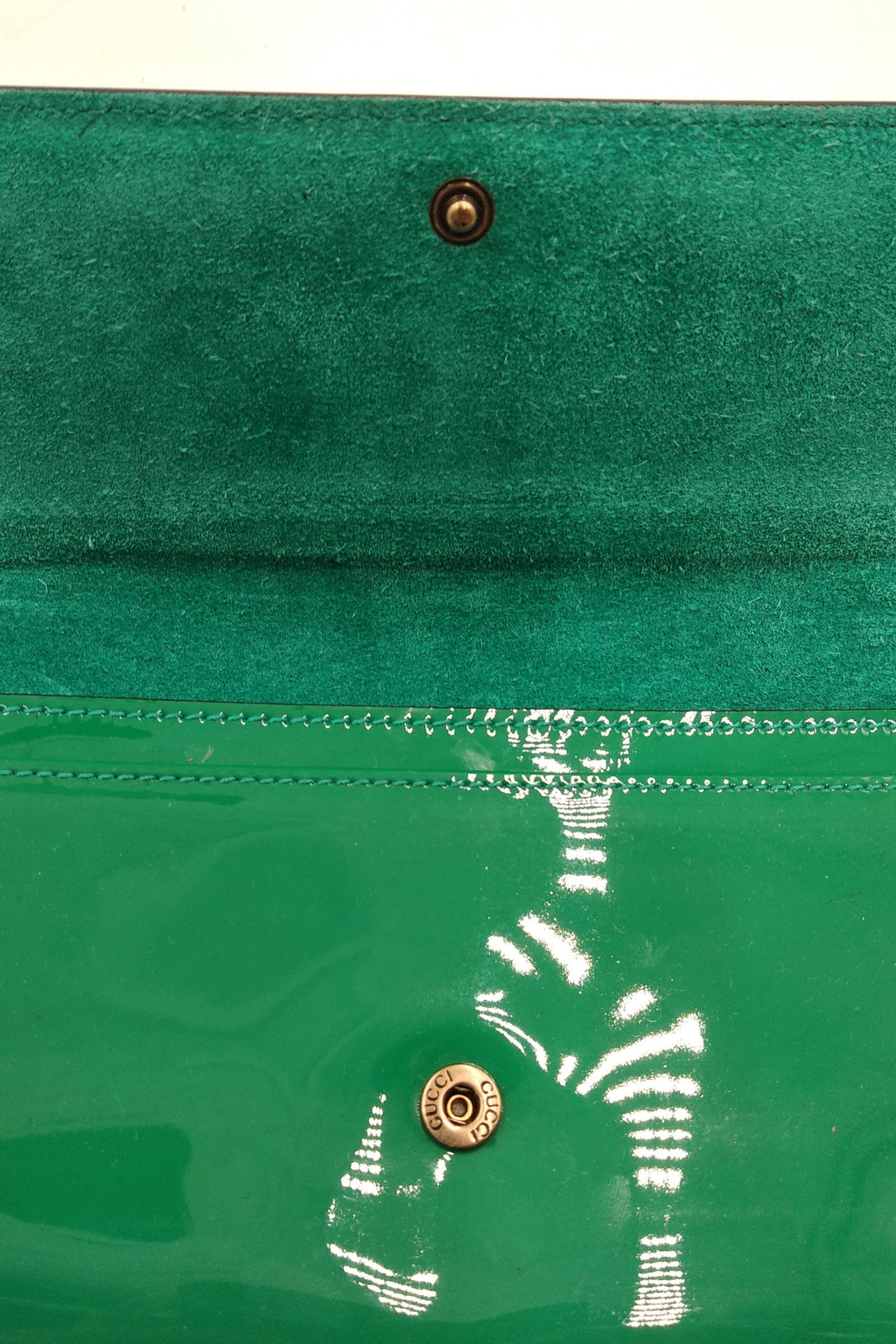 Patent Bright Bit Clutch Green