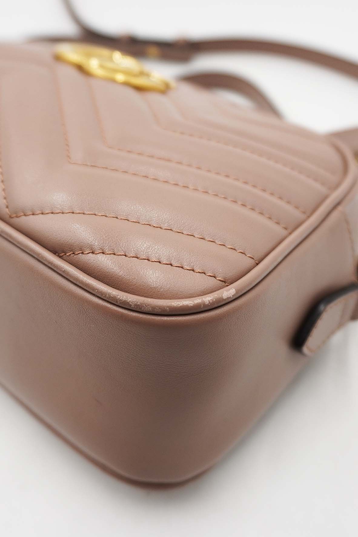 Small GG Marmont Matelasse Shoulder Bag Dusty Pink Dusty Pink