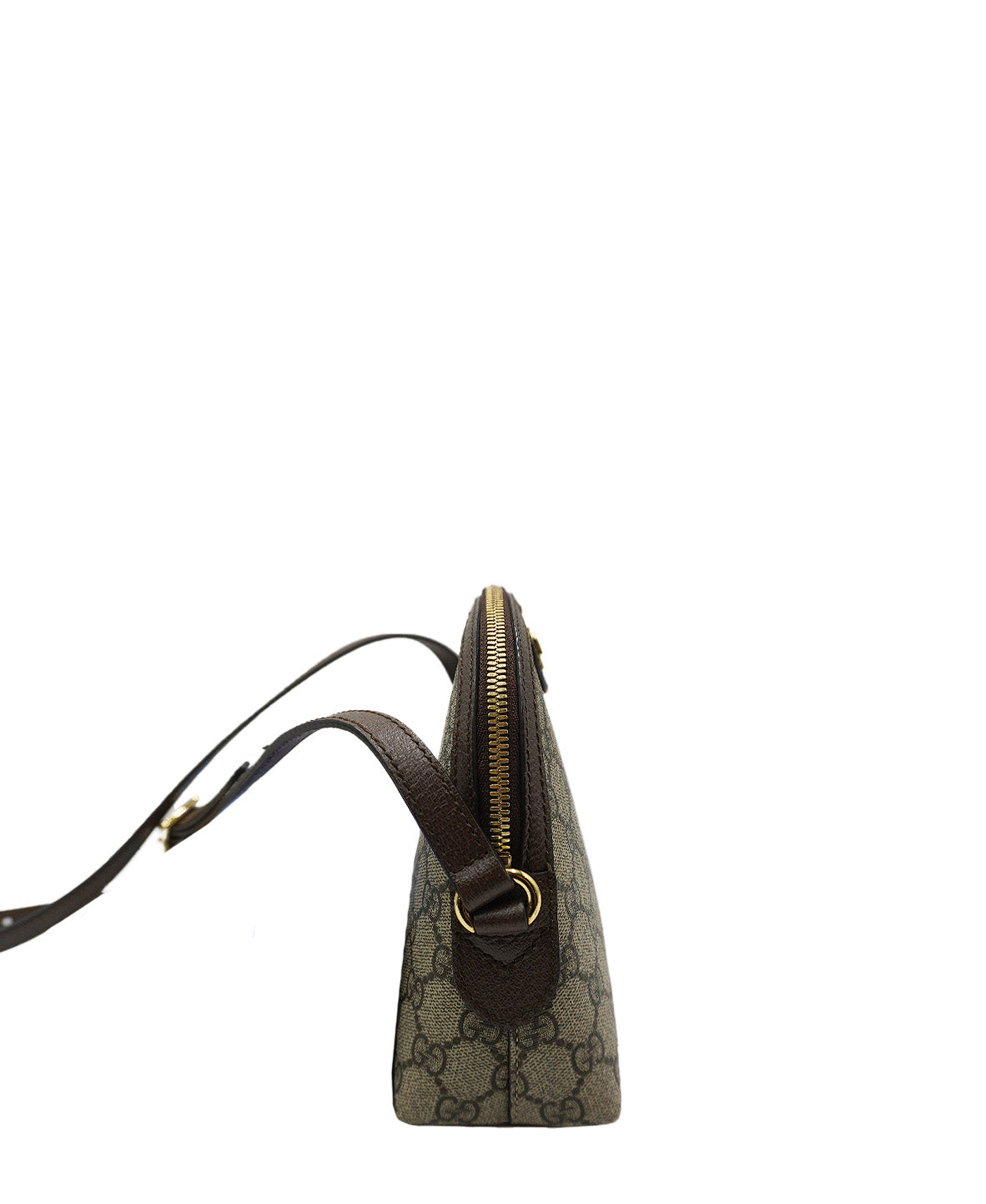 Small GG Supreme Canvas and Leather Ophidia Crossbody Bag Multicolor