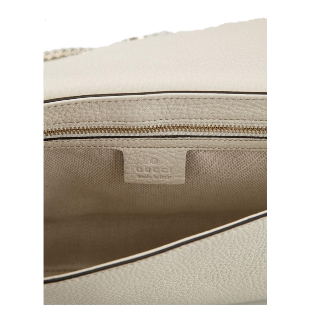 Gucci Soho Disco Ivory Signature Collection Gold Chain