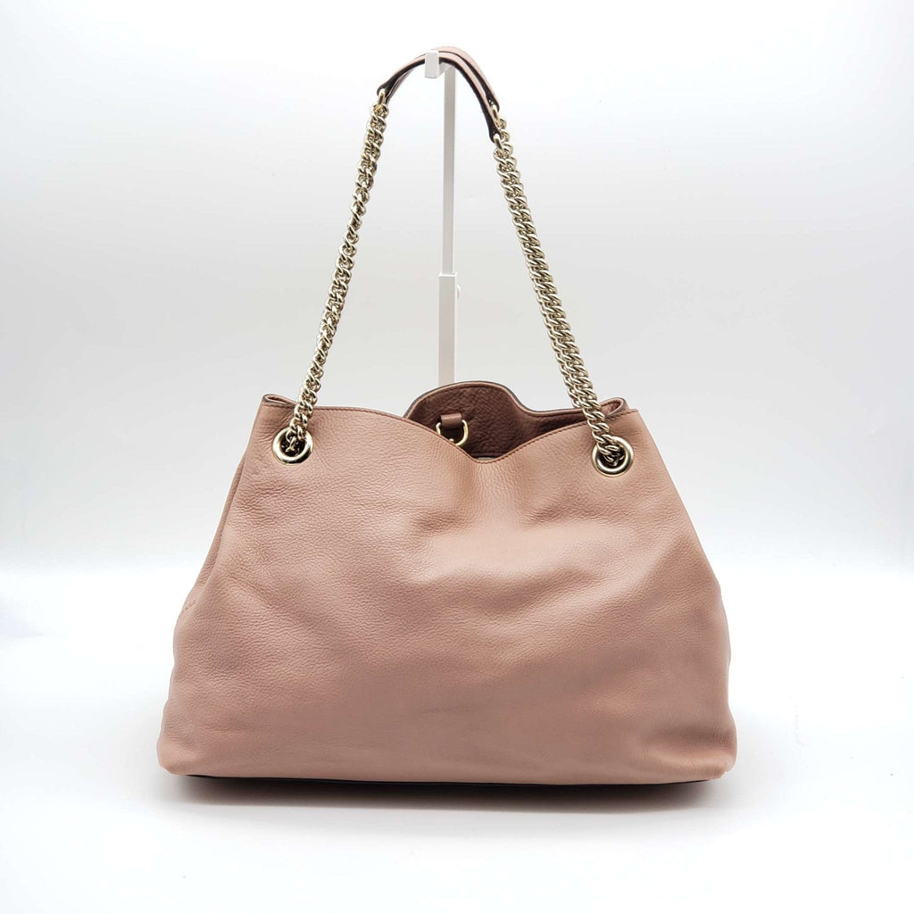 Gucci Soho on Chain Leather Shoulder Bag