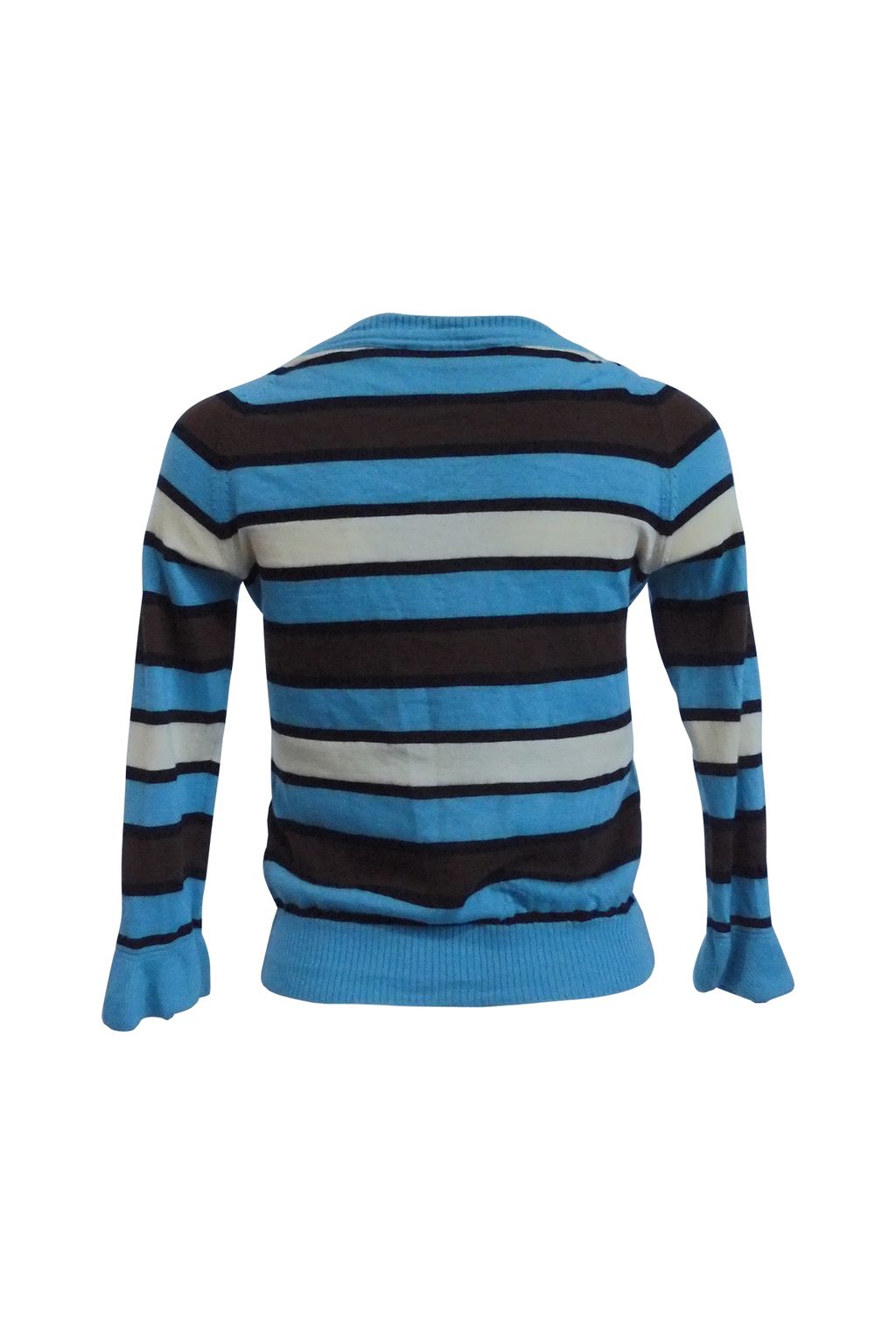 Striped Cashmere Wool Cardigan