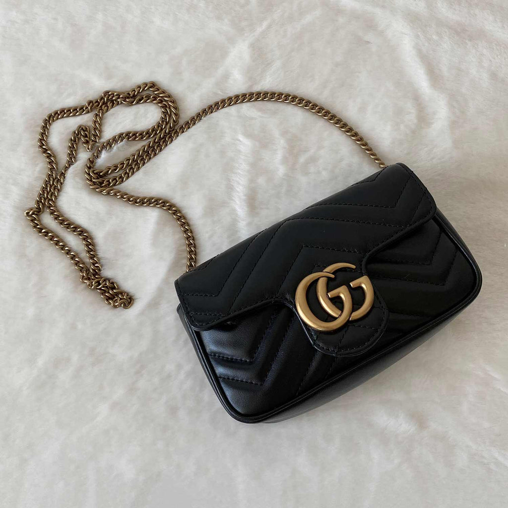 Gucci GG Marmont MatelassÃƒÆ’Ã‚Â© Super Mini Bag