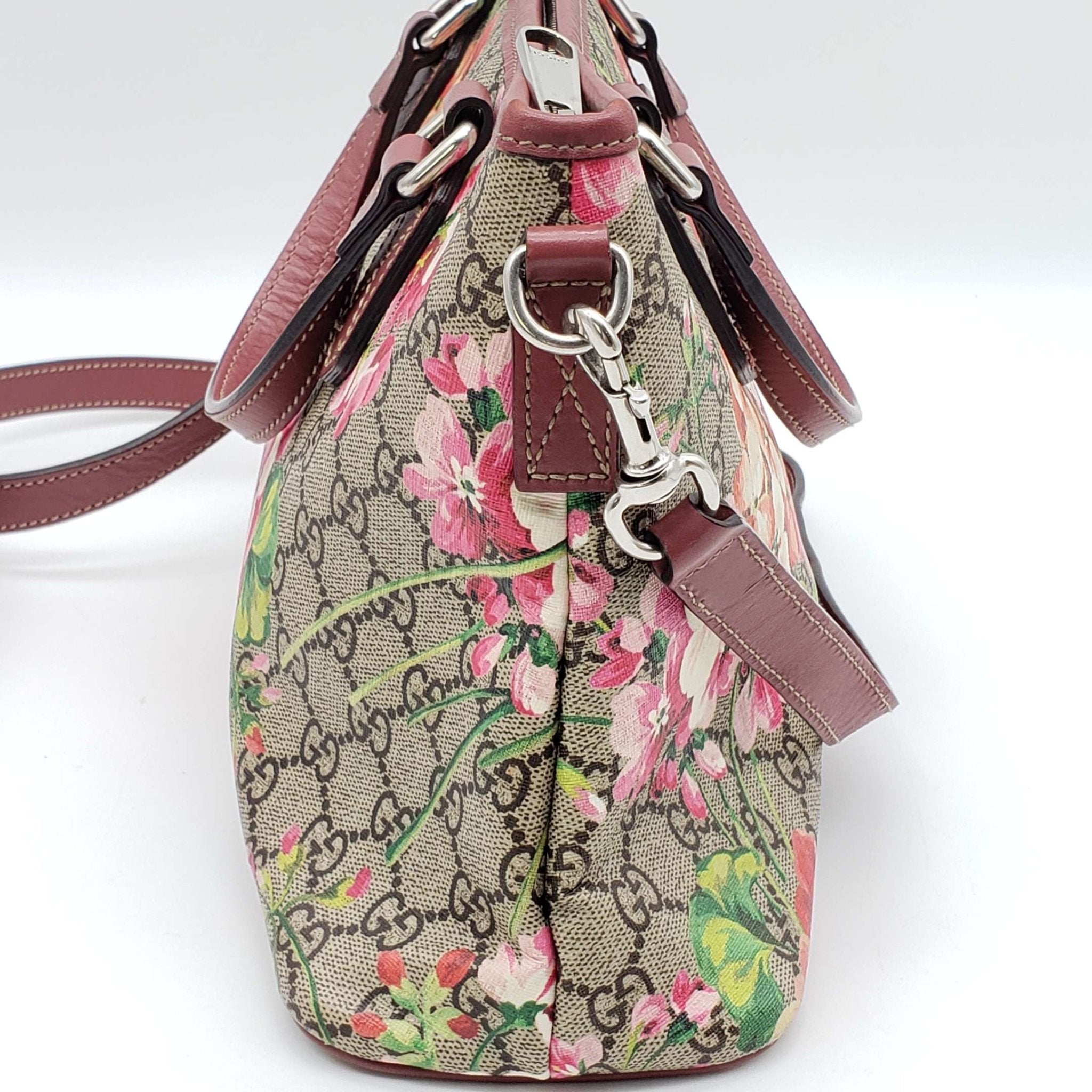 Gucci Supreme Bloom Pink Rose Shoulder Bag