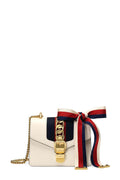 Mini Sylvie Chain Bag White