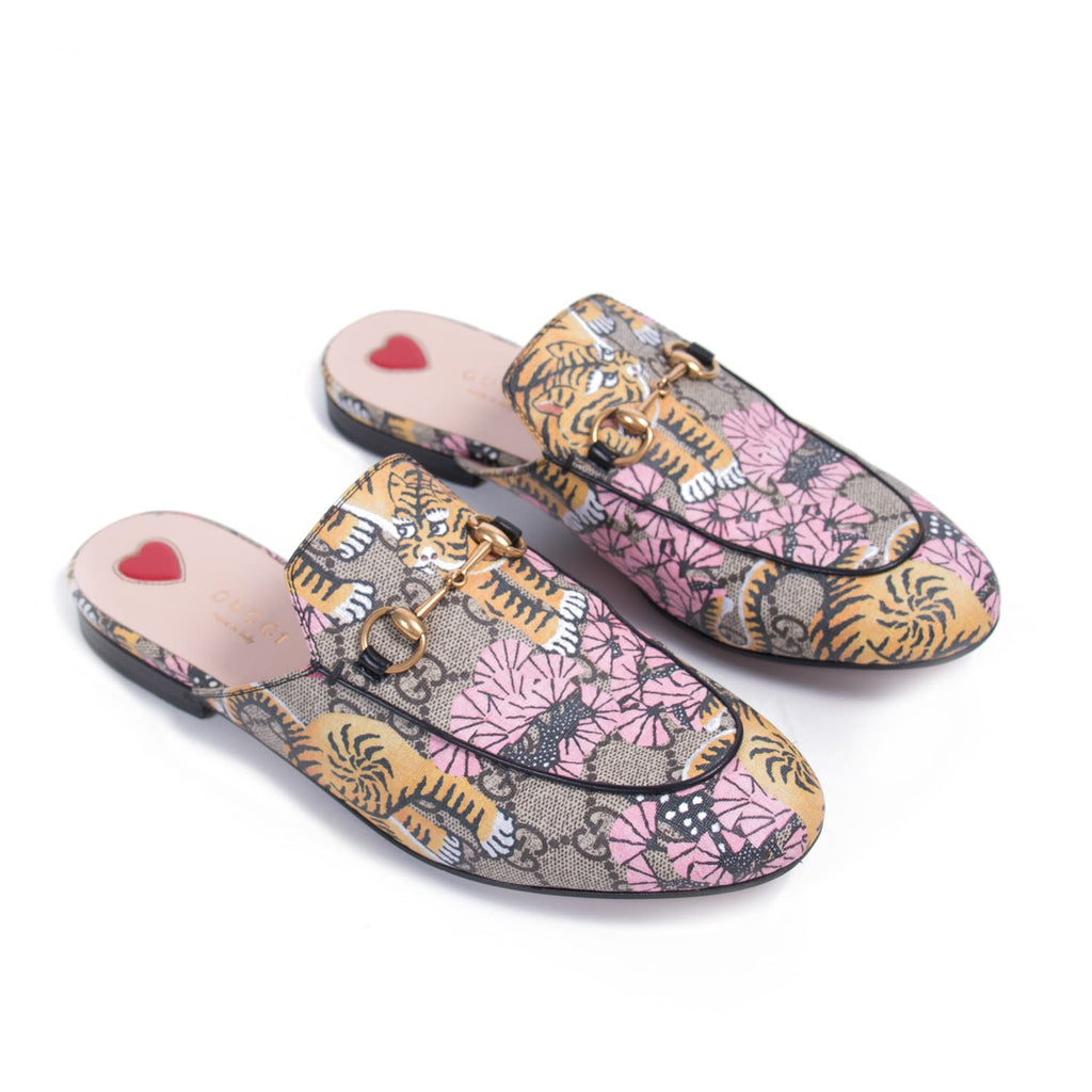 Gucci Princetown Bengal Mules