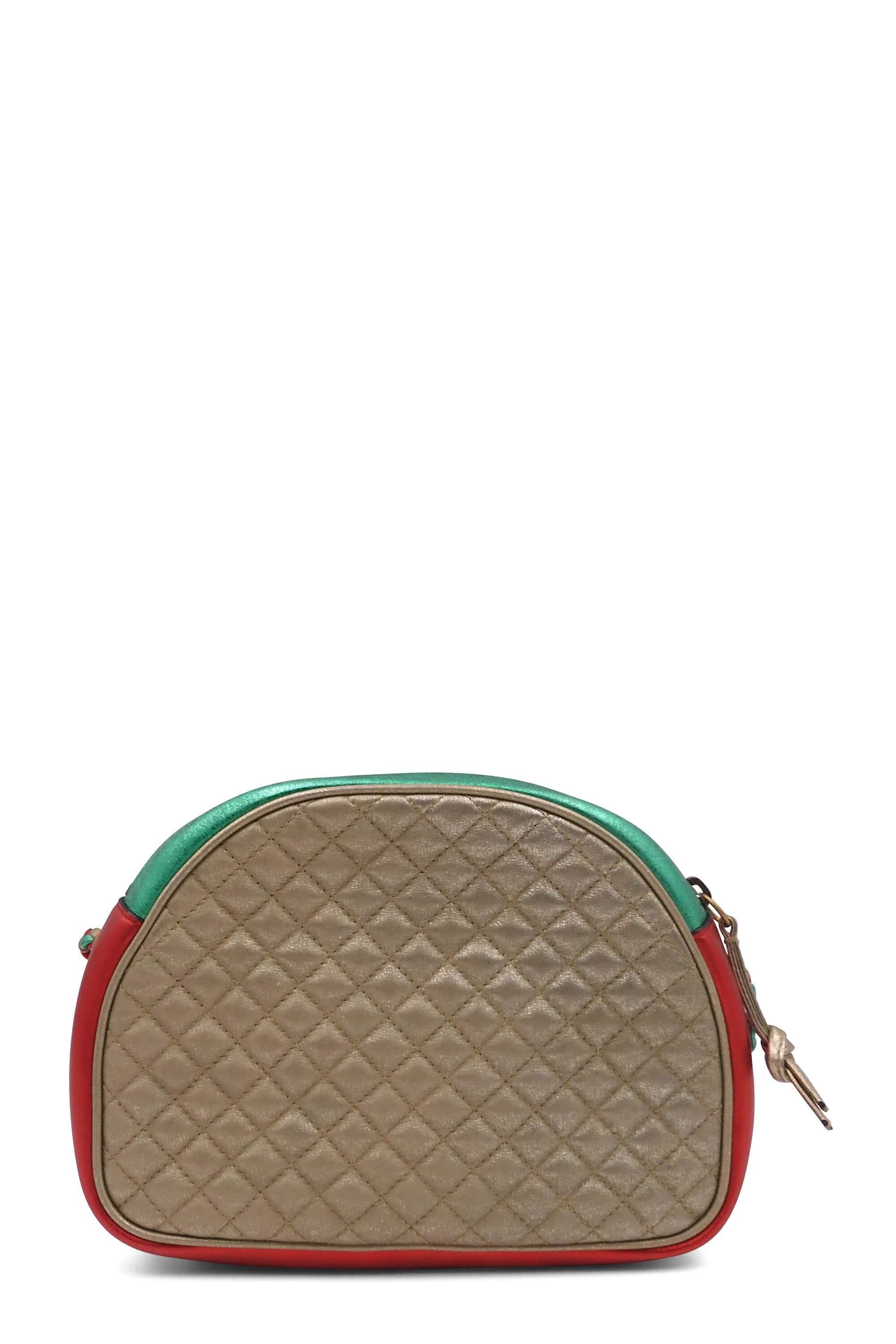Trapuntata Mini Bag Red Green