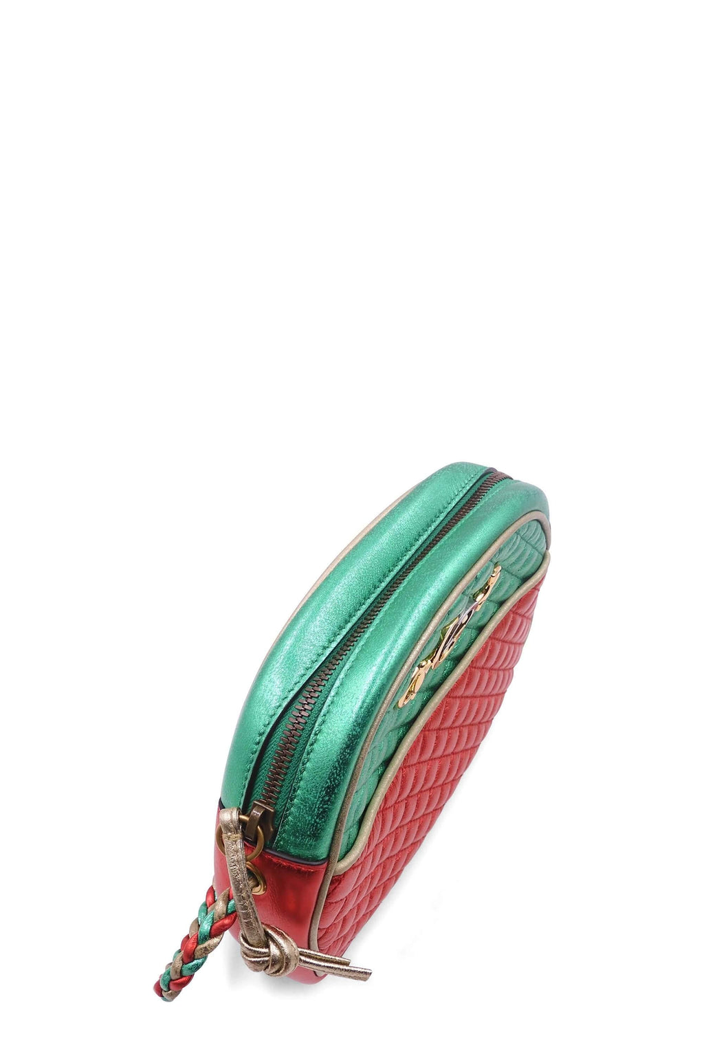 Trapuntata Mini Bag Red Green