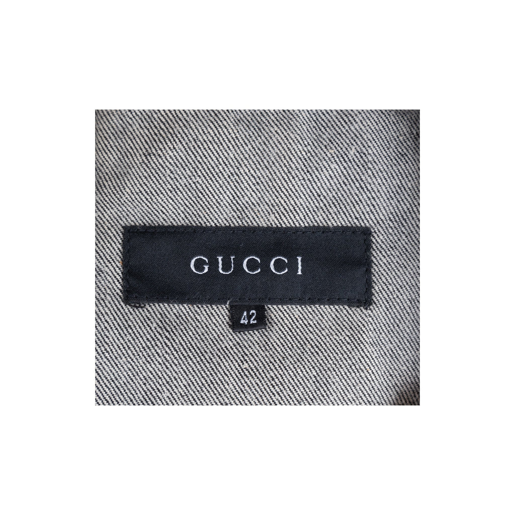Gucci Denim Biker Jacket - '10s
