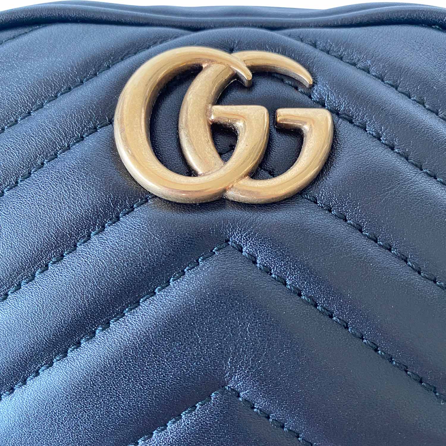 Gucci Marmont MatelassÃƒÆ’Ã‚Â© Leather Belt Bag