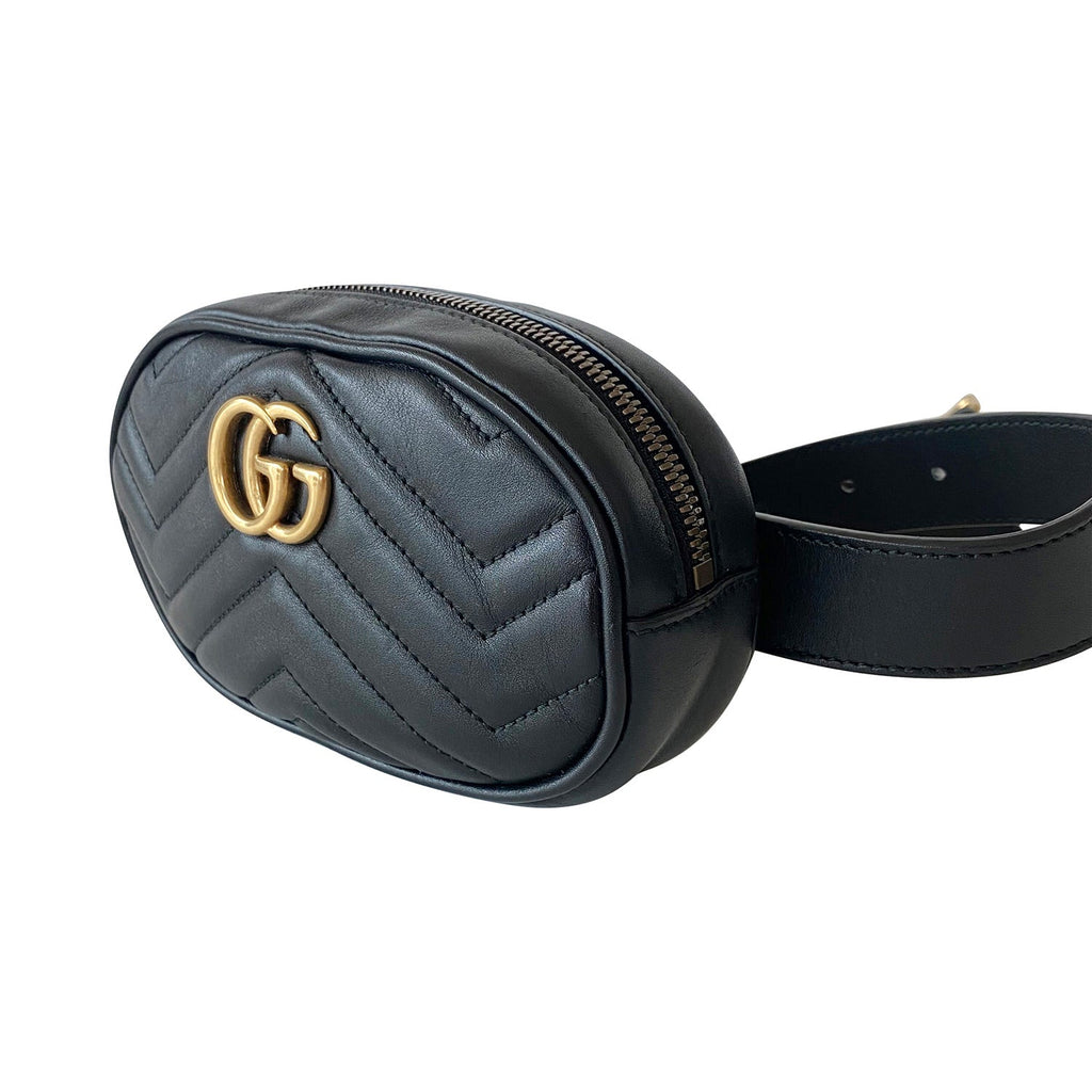 Gucci Marmont MatelassÃƒÆ’Ã‚Â© Leather Belt Bag