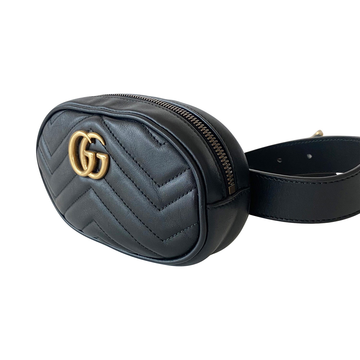 Gucci Marmont MatelassÃƒÆ’Ã‚Â© Leather Belt Bag