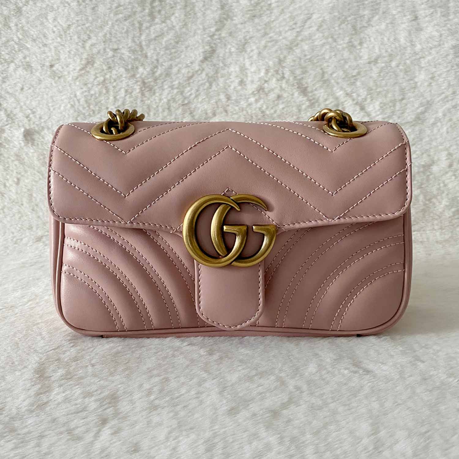 Gucci GG Marmont MatelassÃƒÆ’Ã‚Â© Mini Bag