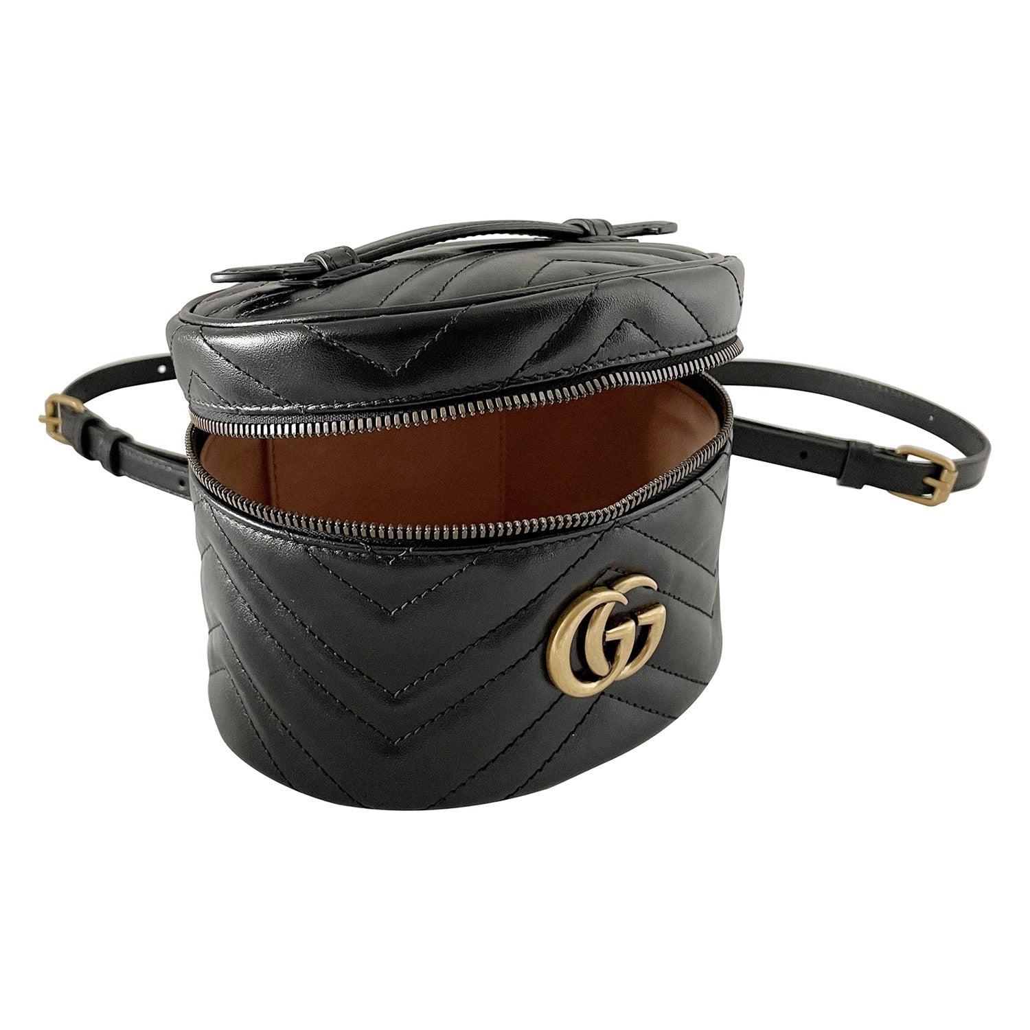 Gucci GG Marmont MatelassÃƒÆ’Ã‚Â© Round Backpack