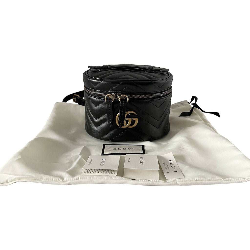 Gucci GG Marmont MatelassÃƒÆ’Ã‚Â© Round Backpack