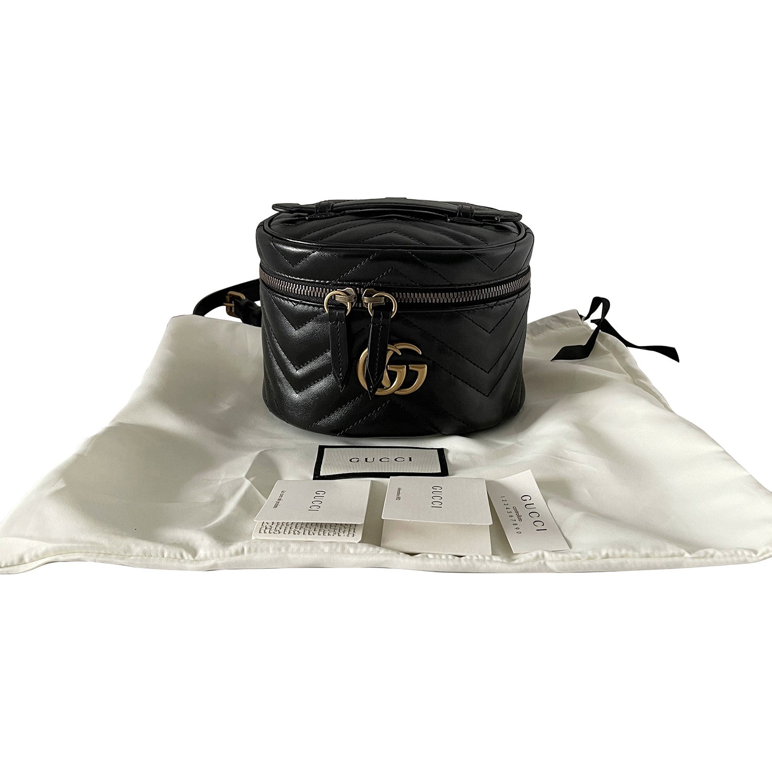 Gucci GG Marmont MatelassÃƒÆ’Ã‚Â© Round Backpack