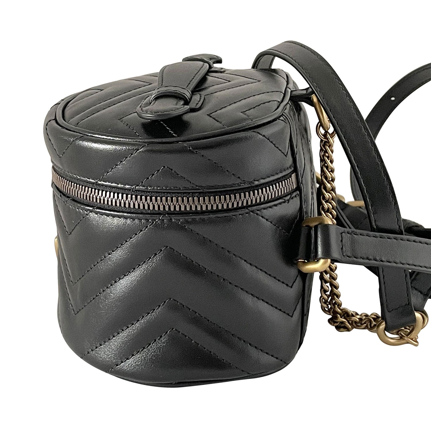 Gucci GG Marmont MatelassÃƒÆ’Ã‚Â© Round Backpack