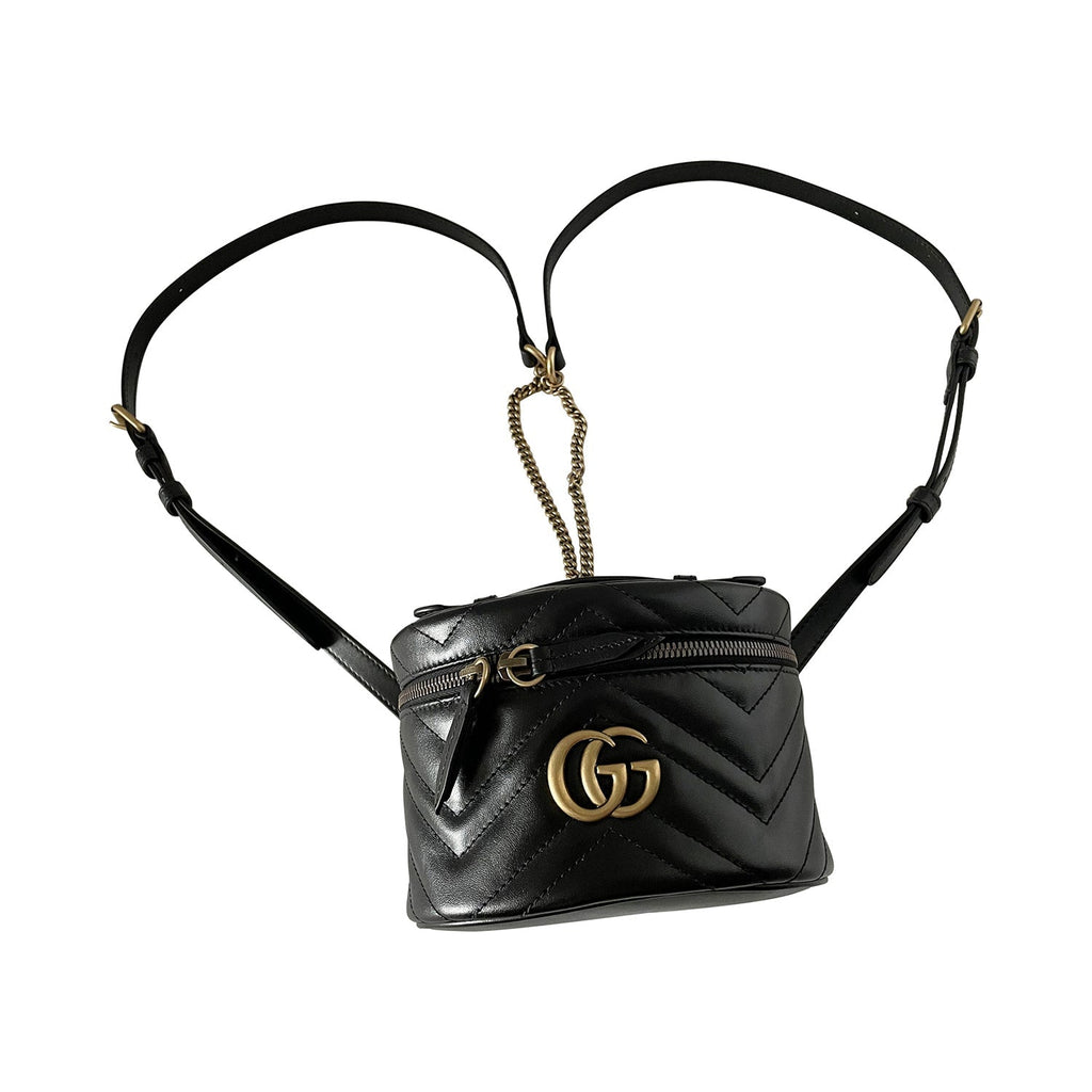 Gucci GG Marmont MatelassÃƒÆ’Ã‚Â© Round Backpack