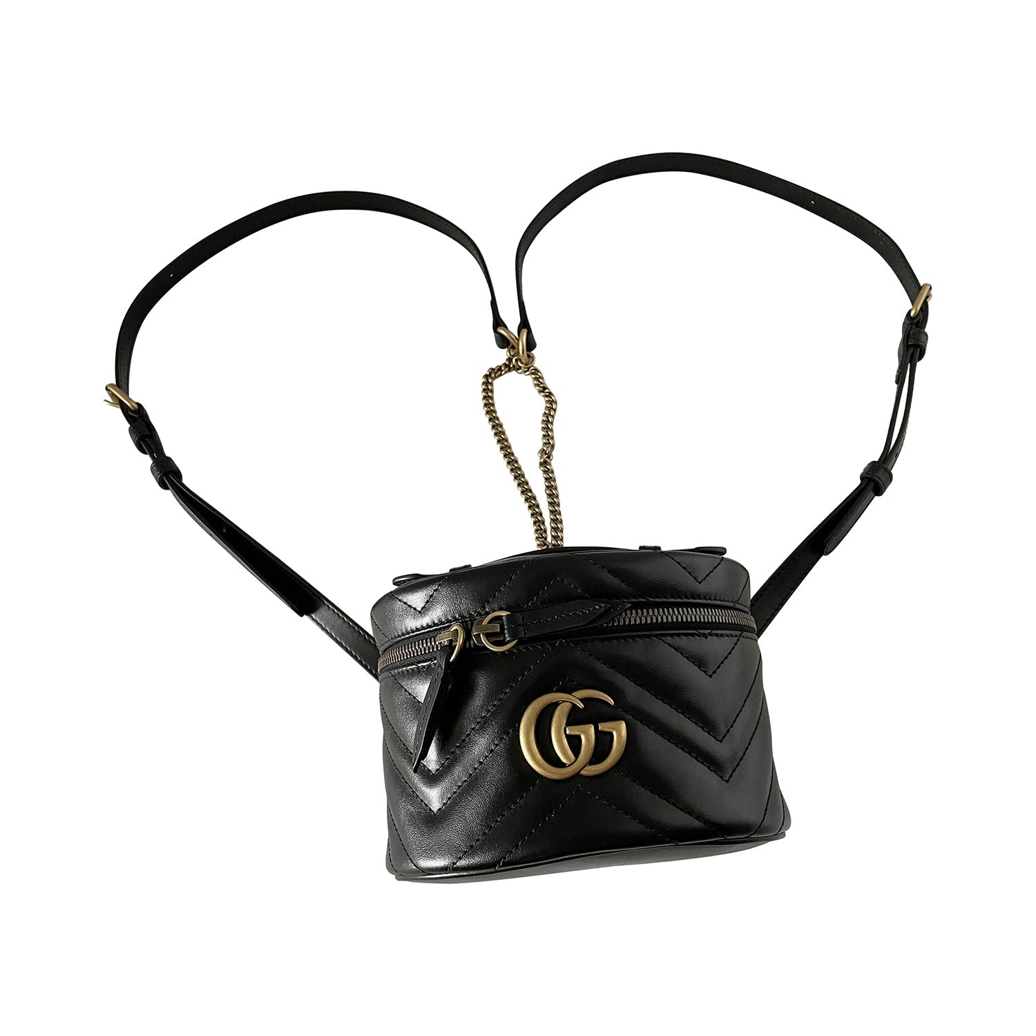 Gucci GG Marmont MatelassÃƒÆ’Ã‚Â© Round Backpack