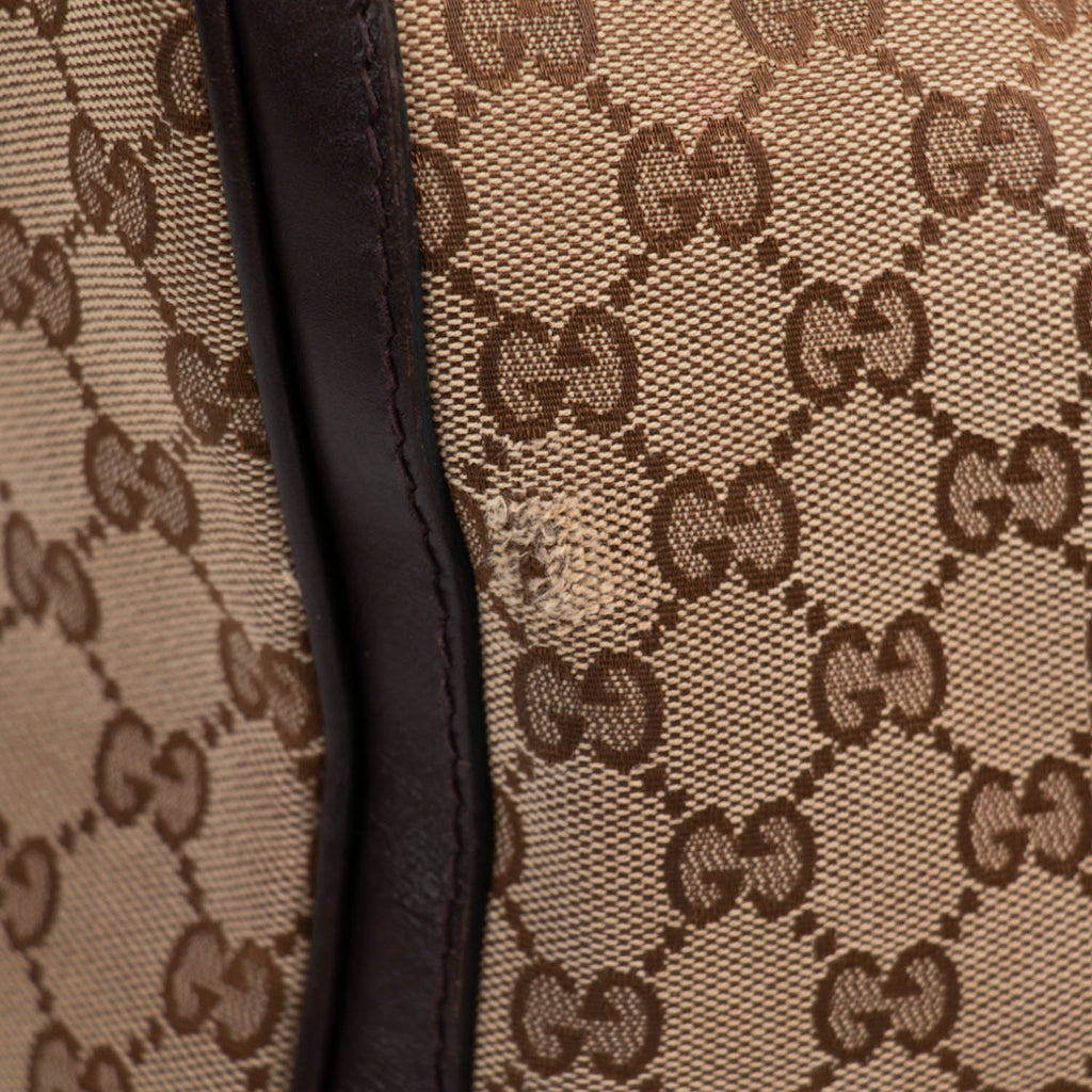 Gucci Vintage Web Boston Bag