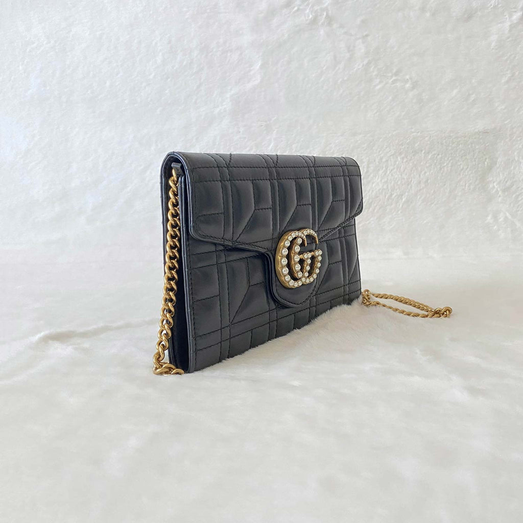Gucci GG Marmont MatelassÃƒÆ’Ã‚Â© Wallet On Chain