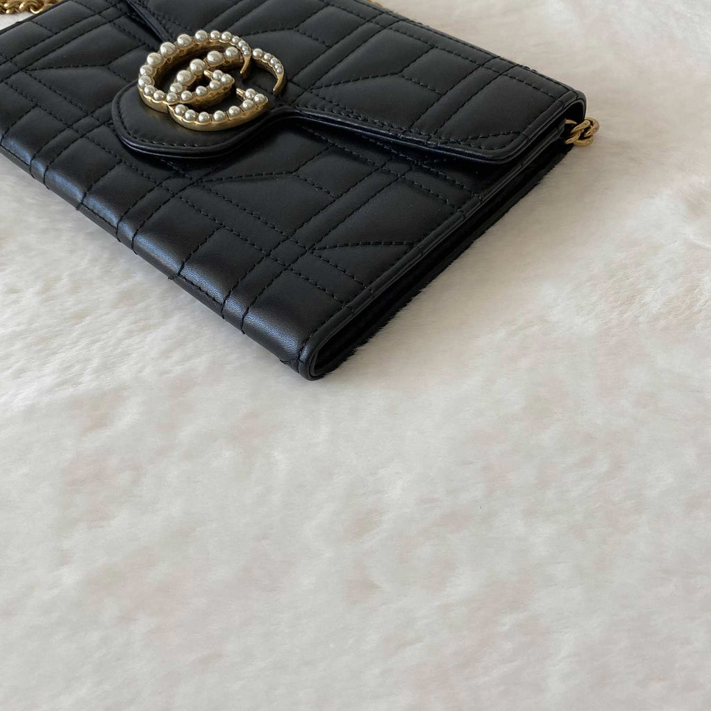 Gucci GG Marmont MatelassÃƒÆ’Ã‚Â© Wallet On Chain