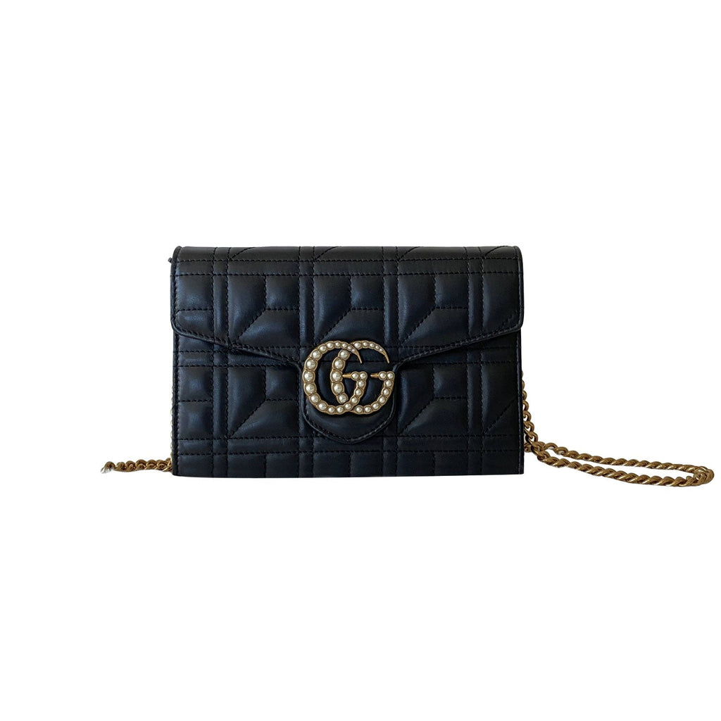 Gucci GG Marmont MatelassÃƒÆ’Ã‚Â© Wallet On Chain