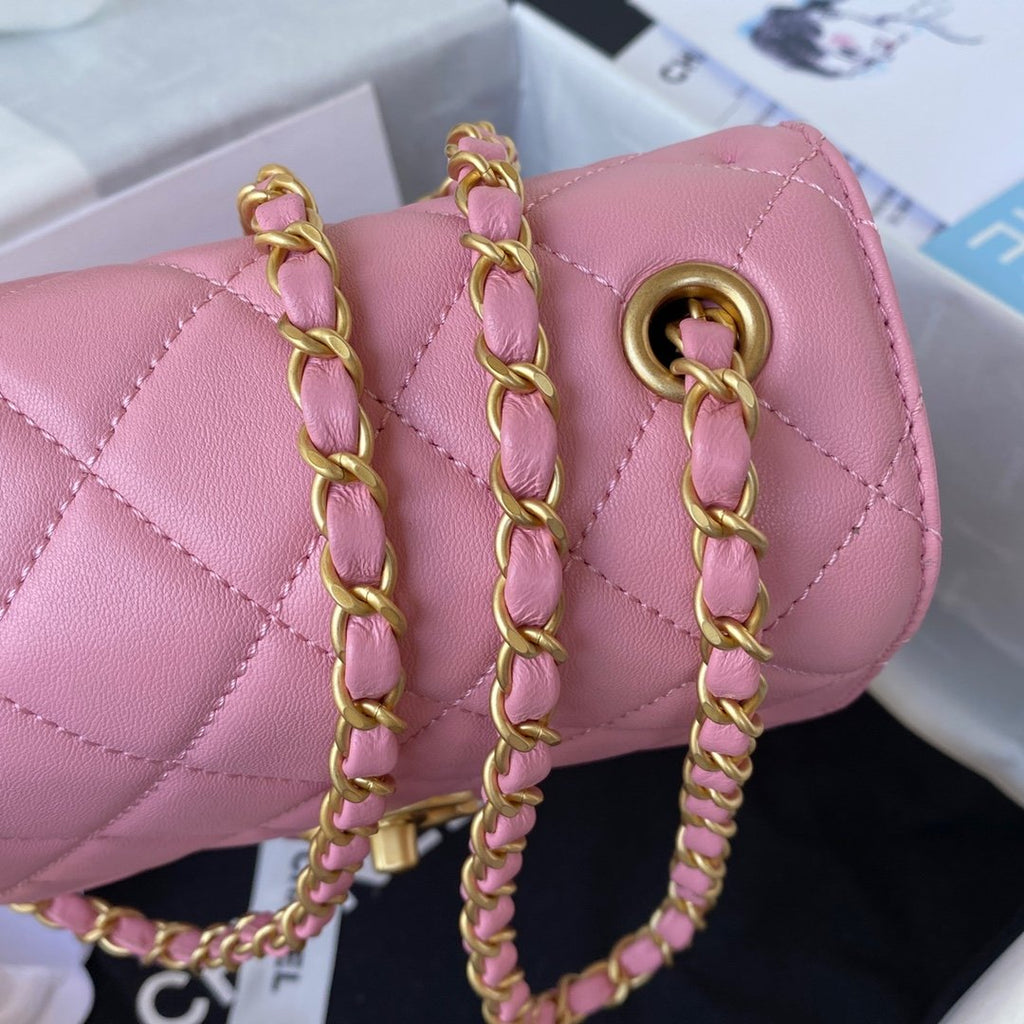 CHLMini Flap Bag PiNike For Women, Women’s Bags 6.7in/17cm