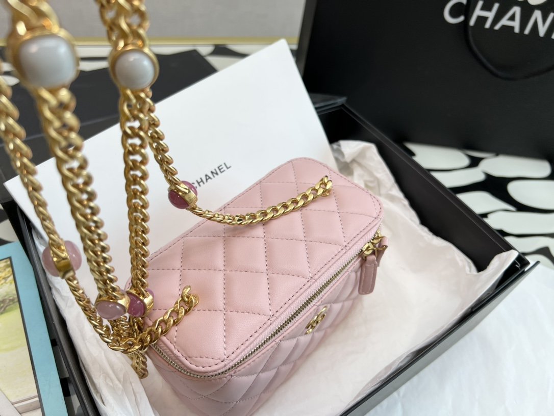 CHLVanity With Chain Light PiNike For Women, Women’s Bags 6.2in/16cm