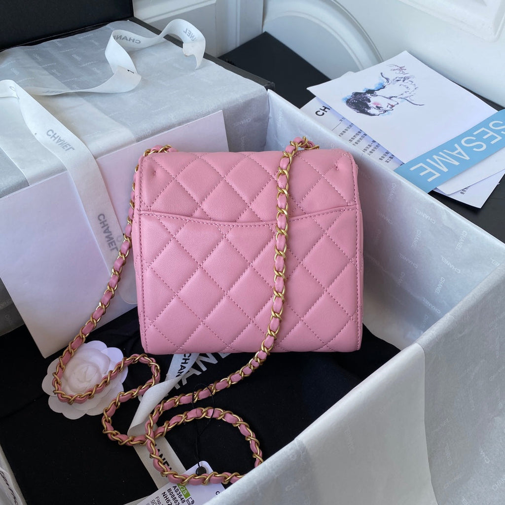 CHLMini GlamIap Bag PiNike For Women Bags 6.7in/17cm