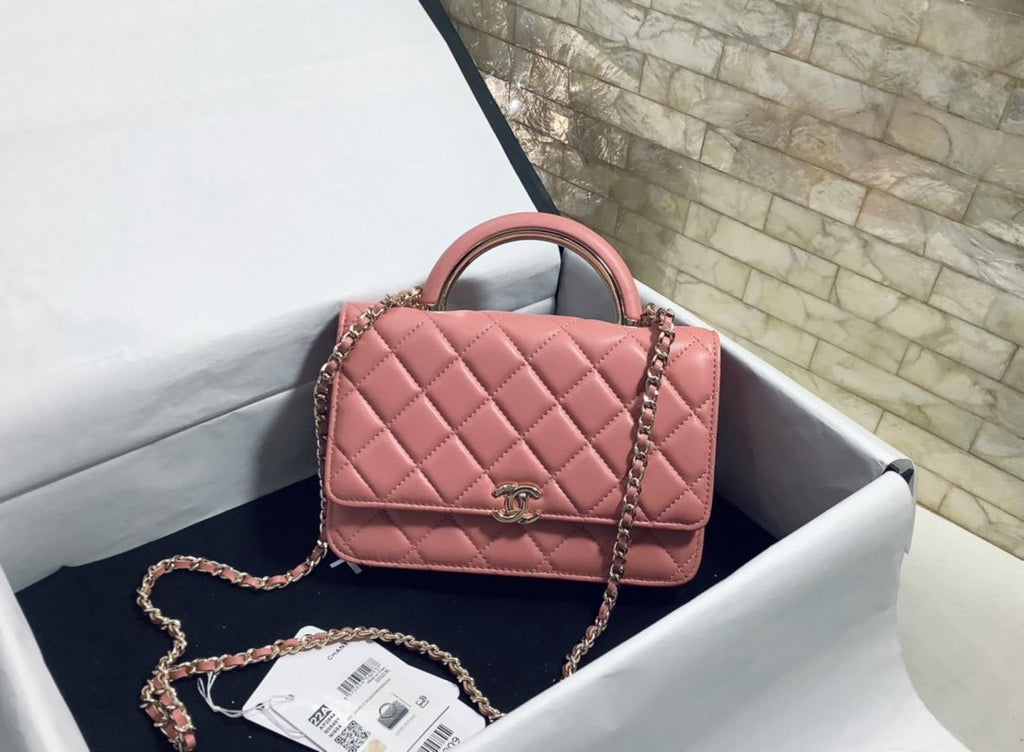 CHLHand-Held Oblique Cross Bag PiNike For Women, Women’s Bags 6.7in/19cm