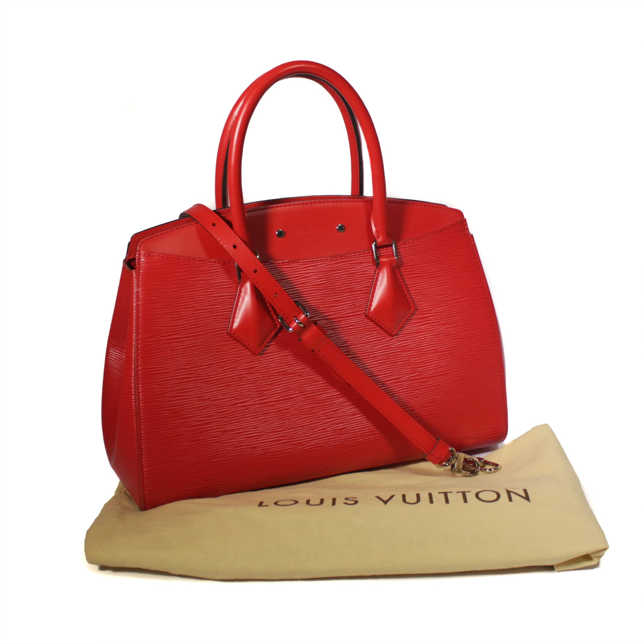 Louis Vuitton Soufflot MM Coquelicot Epi