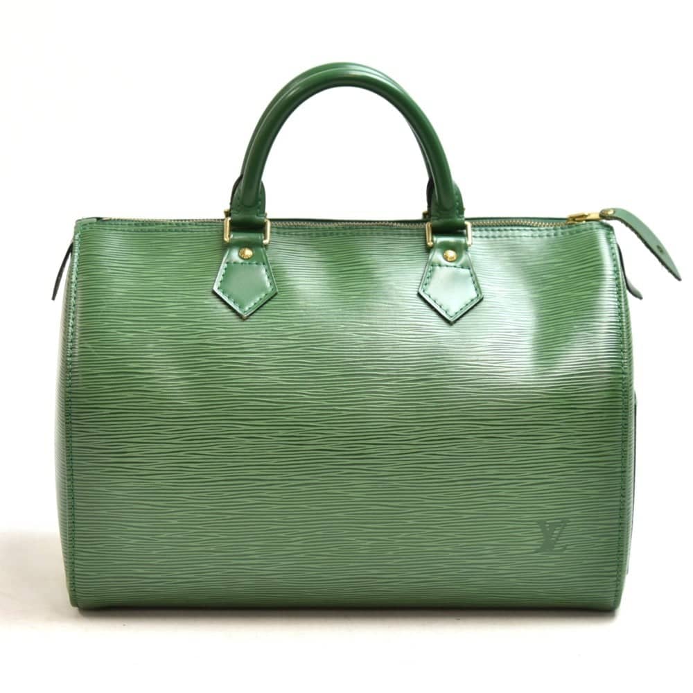 Louis Vuitton Speedy 30 Green Epi