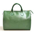 Louis Vuitton Speedy 30 Green Epi