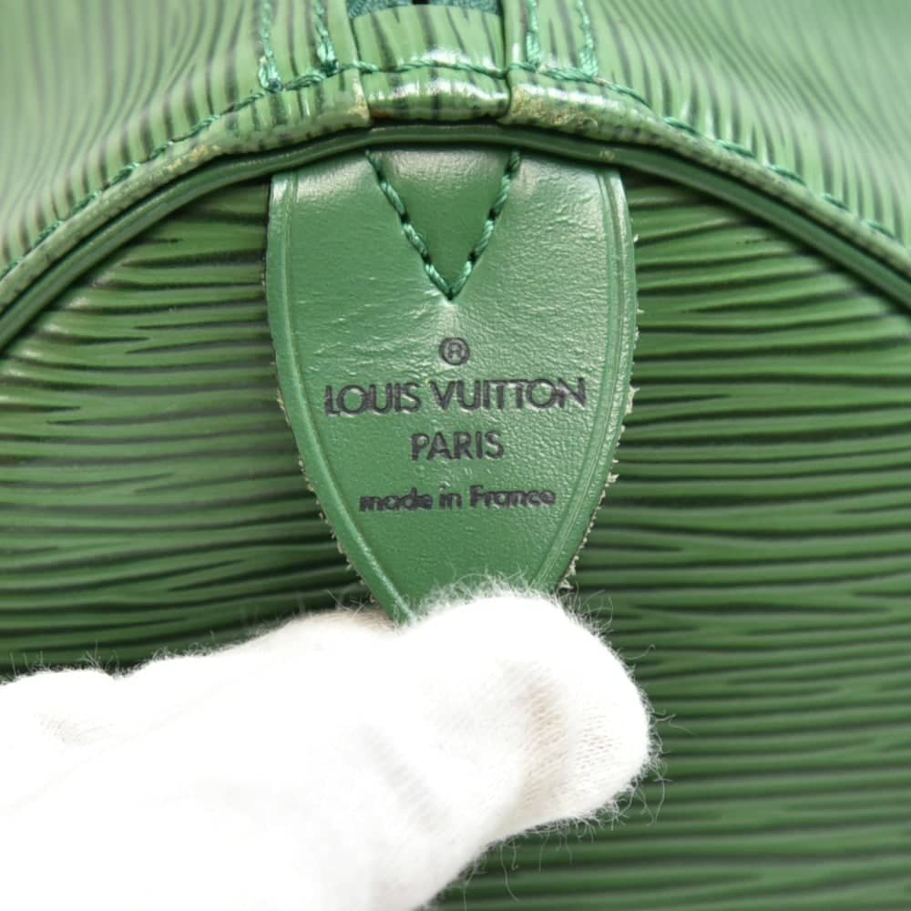 Louis Vuitton Speedy 30 Green Epi