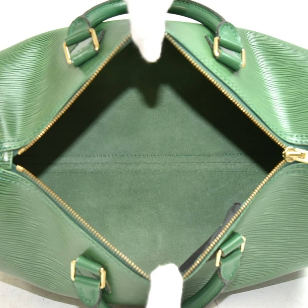 Louis Vuitton Speedy 30 Green Epi