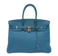 HermÃƒÆ’Ã‚Â¨s Birkin 35 Cobalt Togo Bag PHW