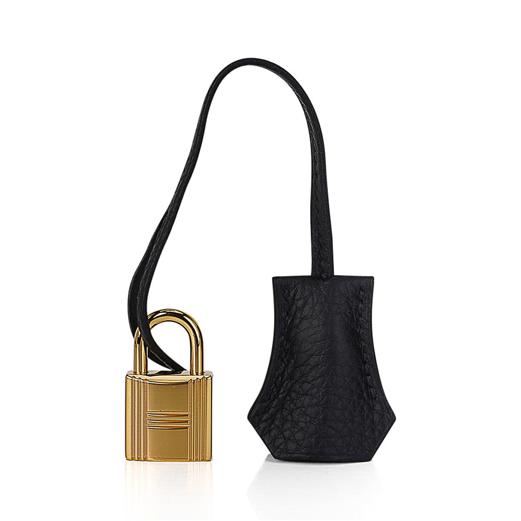 Hermes Birkin 25 Bag Black Togo Leather with Gold Hardware
